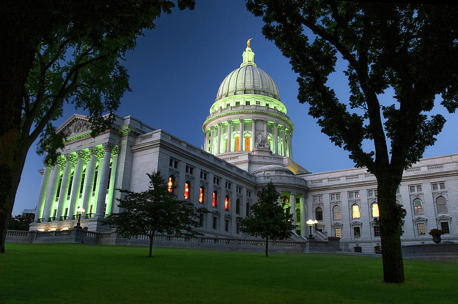 Capitol Lights Photograph by Todd Klassy