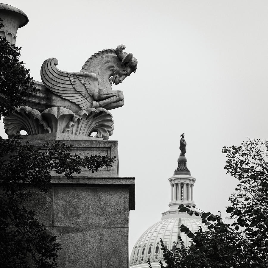 Capitol Statues Photograph by George Taylor