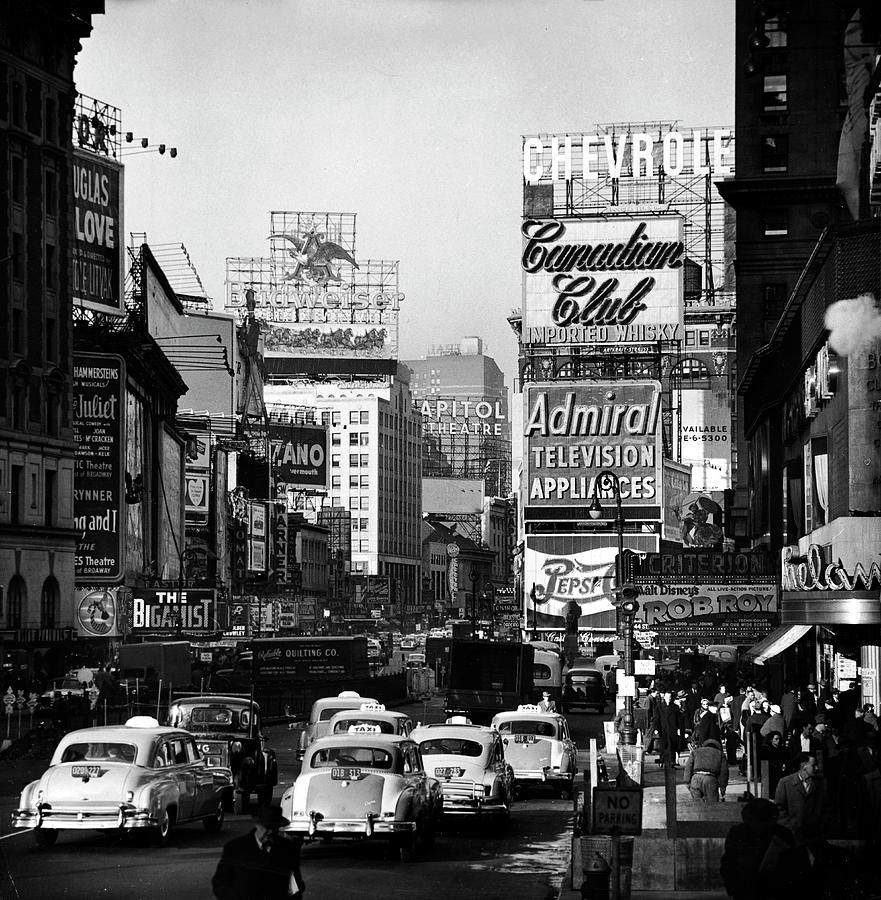 Capitol Theatre Photograph by Andreas Feininger
