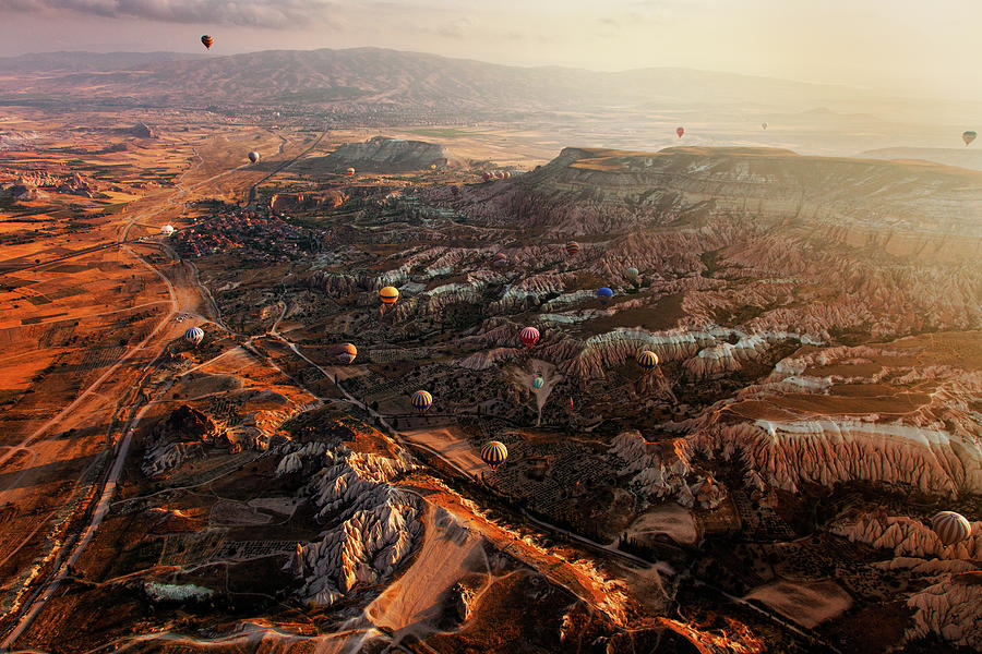 Cappadocia - Scarred Earth Photograph by John And Tina Reid