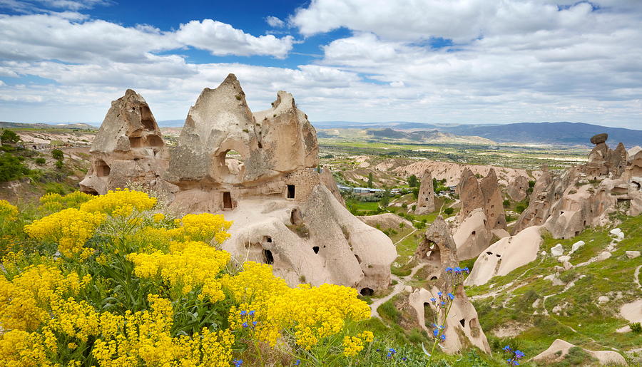 Landscape Photograph - Cappadocia - Stone House, Uchisar by Jan Wlodarczyk