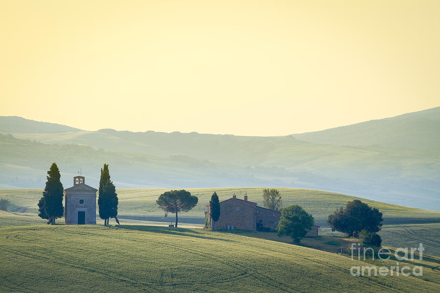 Val D'orcia Photograph - Cappella Di Vitaleta, Val Dorcia by Frank Fischbach Val D'orcia Photograph - Cappella Di Vitaleta, Val Dorcia by Frank Fischbach