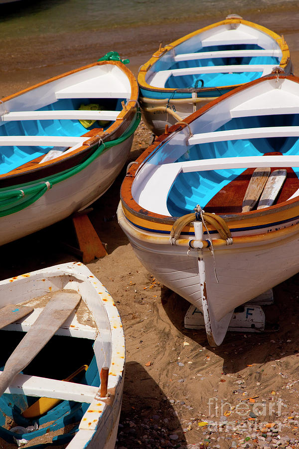 Capri Boats Photograph by Brian Jannsen