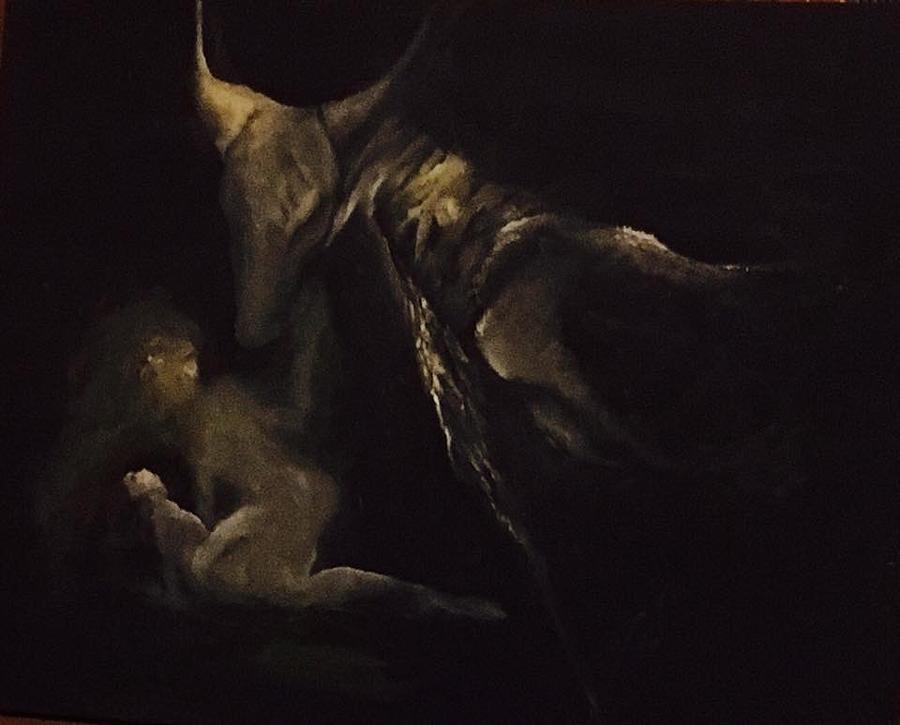 Capricorn  Painting by Stefany Fisher