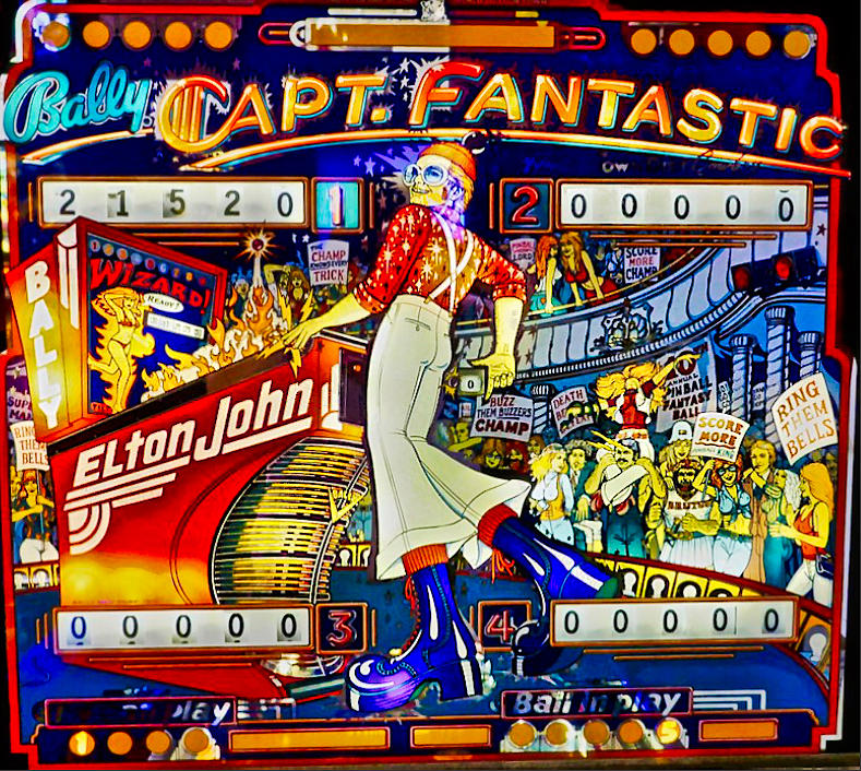 Toy Photograph - 1976 Capt. Fantastic Pinball Machine by Joan Reese