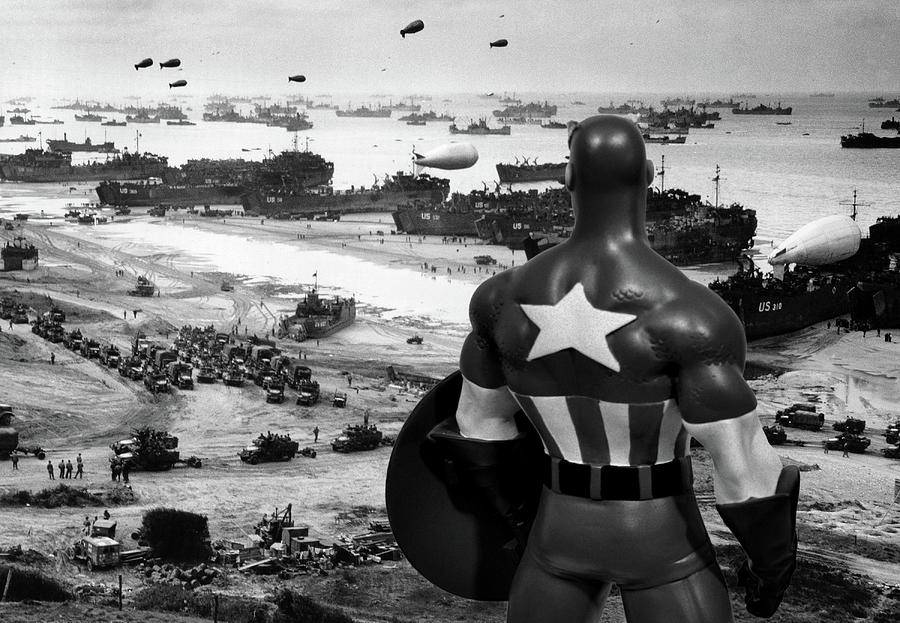 Captain America - WWII Photograph by Blindzider Photography