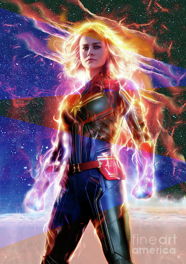 Captain Marvel - 25 Digital Art by Prar K Arts - Fine Art America