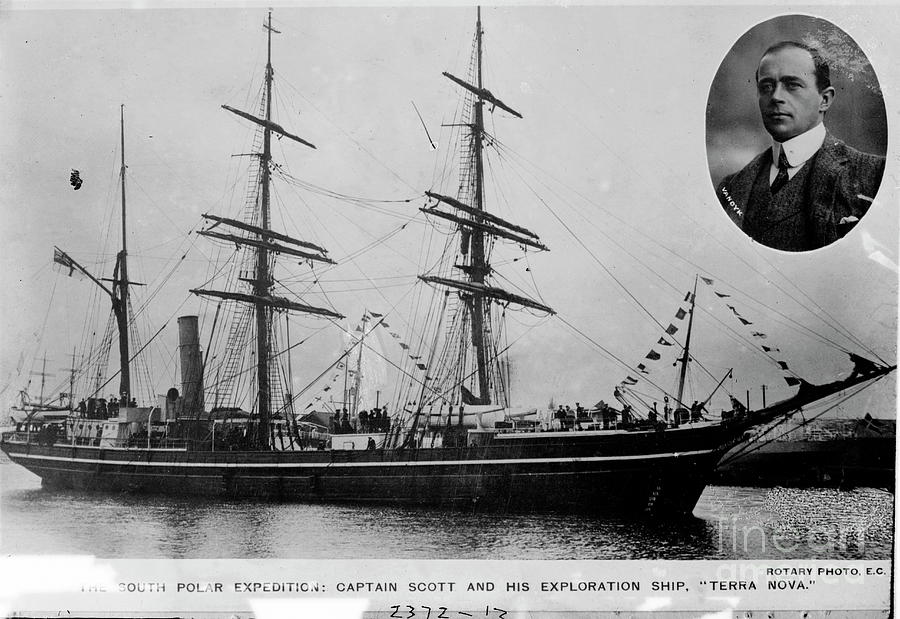 Captain Scotts Ship terra Nova Photograph by Library Of Congress/science Photo Library