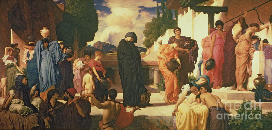 Captive Andromache, C.1888 Photograph by Frederic Leighton