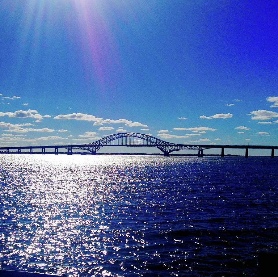 Great South Bay Bridge Photograph by Carol Daniel Faust - Fine Art America