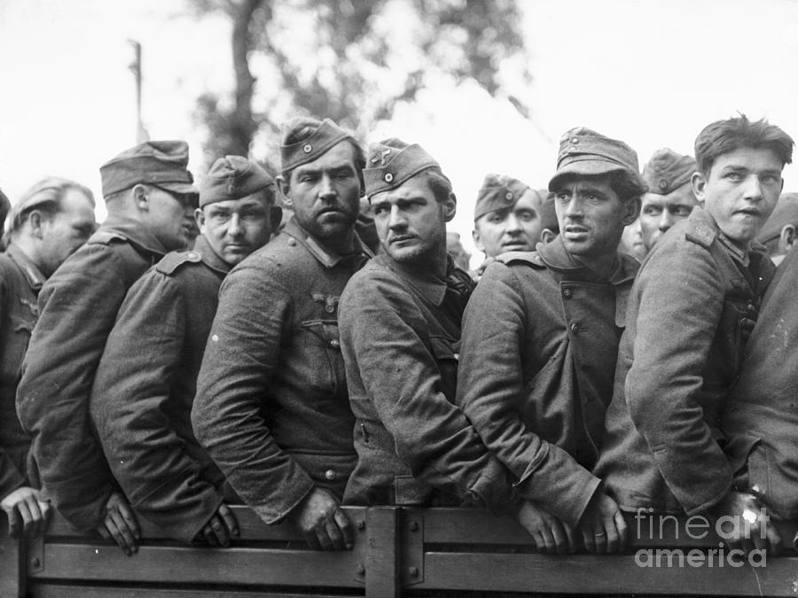 Captured German Soldiers In Brest Photograph by Bettmann