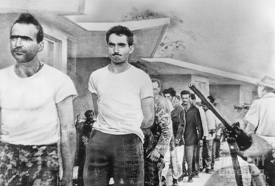 Captured Men From Bay Of Pigs Invasion Photograph by Bettmann