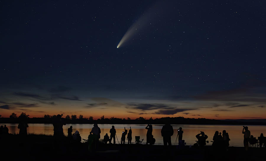 Camera Photograph - Capturing Comet Neowise by Jim Cumming