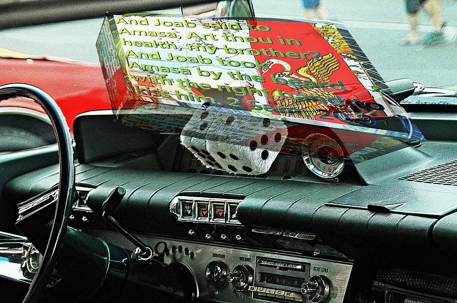 Car dice with text as a box Digital Art by Karl Rose Fine Art America