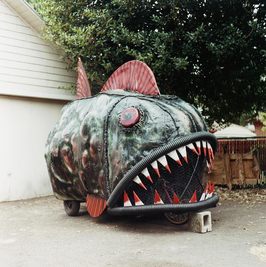 Car In Form Of Piranha Photograph by Charles Gullung
