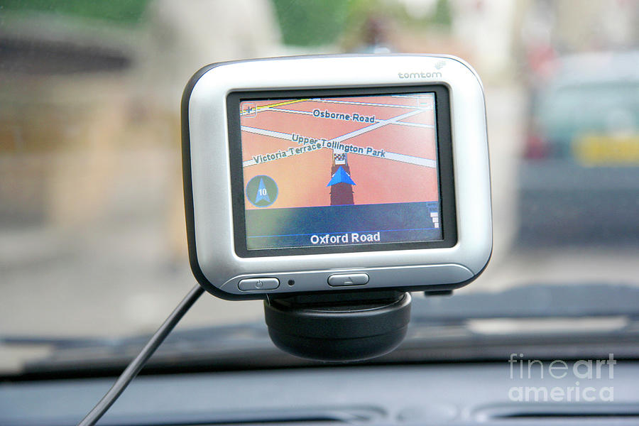 Car Satellite Navigation System Photograph by Cordelia Molloy/science Photo Library