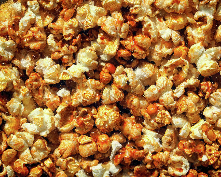 Caramel Corn Behind Glass Photograph by Bill Swartwout