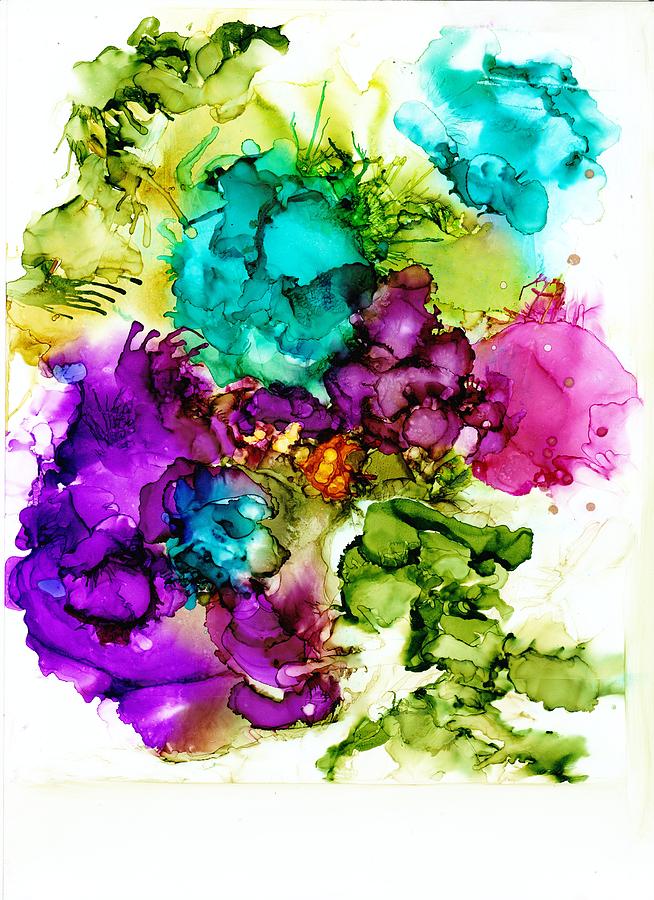 Caras Floral Painting by Christy Sawyer