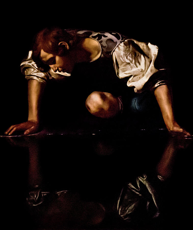Caravaggio - Narcissus Photograph by Weston Westmoreland