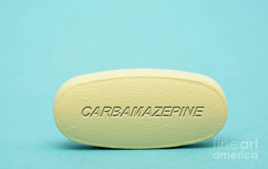 Medicine Photograph - Carbamazepine Pill by Wladimir Bulgar/science Photo Library