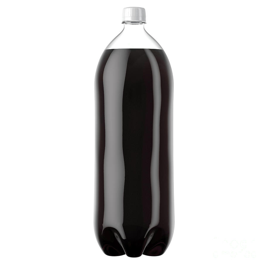 Juice Digital Art - Carbonated Soft Drink Plastic Bottle by Allan Swart