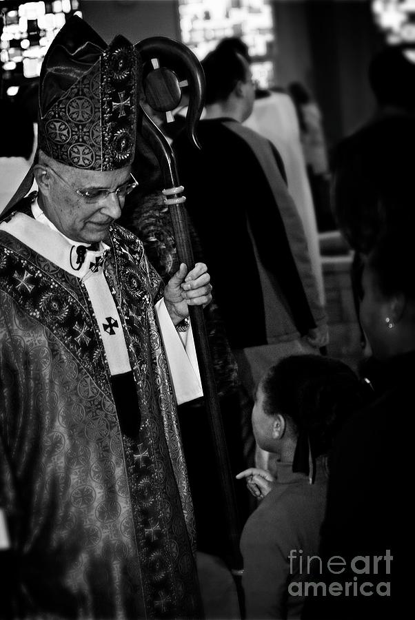 Cardinal Francis George Listens Photograph by Frank J Casella