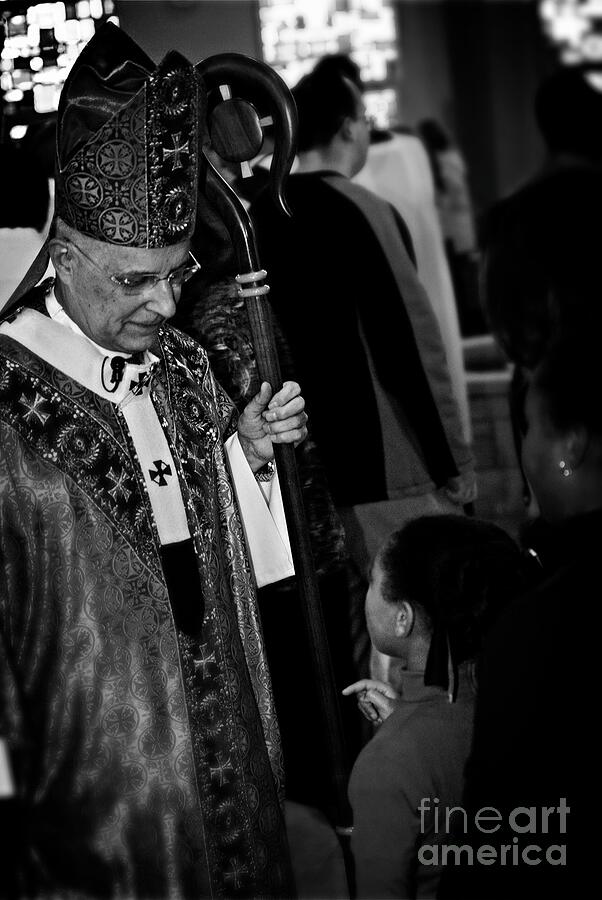 Cardinal Francis George Listens Photograph by Frank J Casella Cardinal Francis George Listens Photograph by Frank J Casella