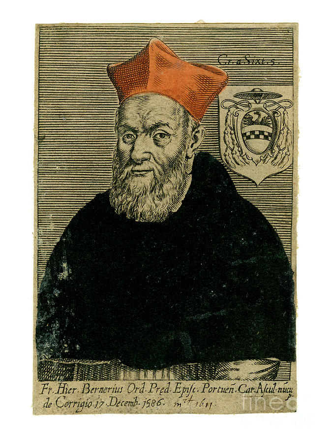 Cardinal Girolamo Bernerio, Italian Drawing by Print Collector