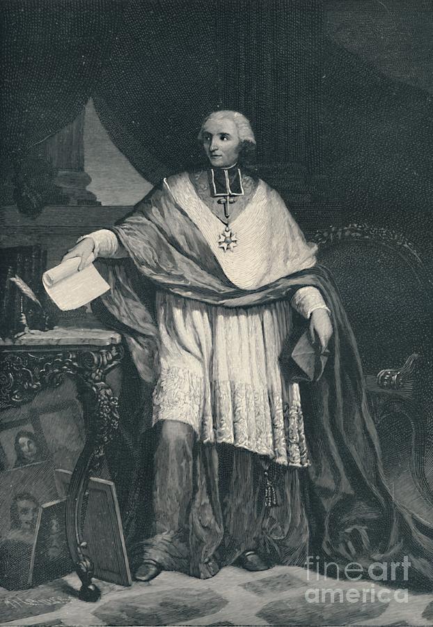 Cardinal Joseph Fesch Drawing by Print Collector