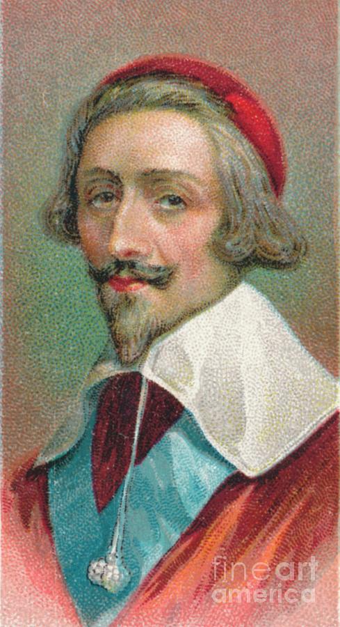 Cardinal Richelieu 1585-1642, French Drawing by Print Collector