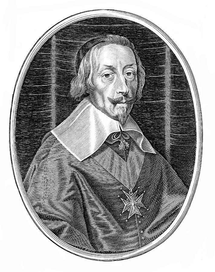 Cardinal Richelieu, French Clergyman Photograph by Science Source
