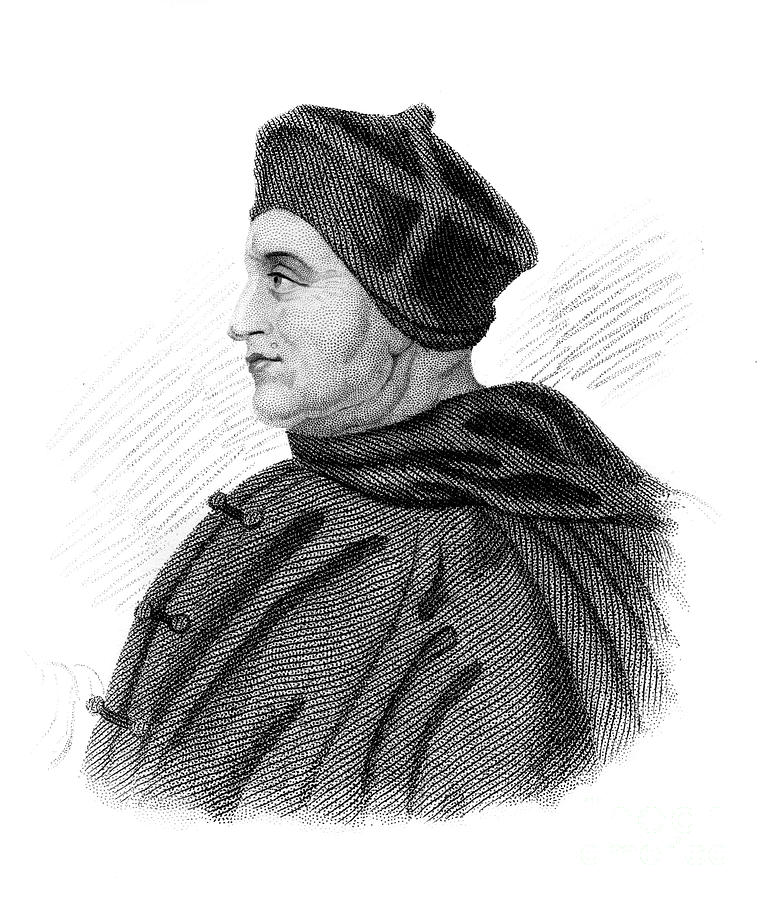 Cardinal Thomas Wolsey, C1850 Drawing by Print Collector