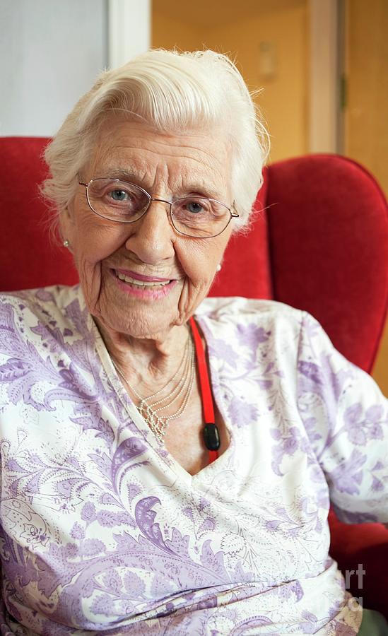 Europe Photograph - Care Home Resident by John Cole/science Photo Library