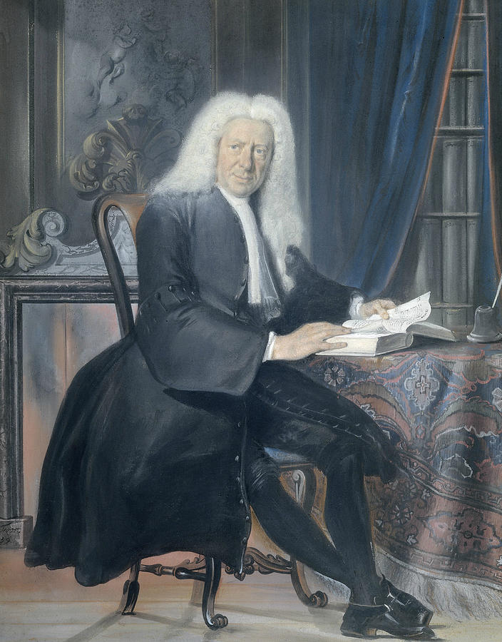 Carel Bouman Pastel by Cornelis Troost
