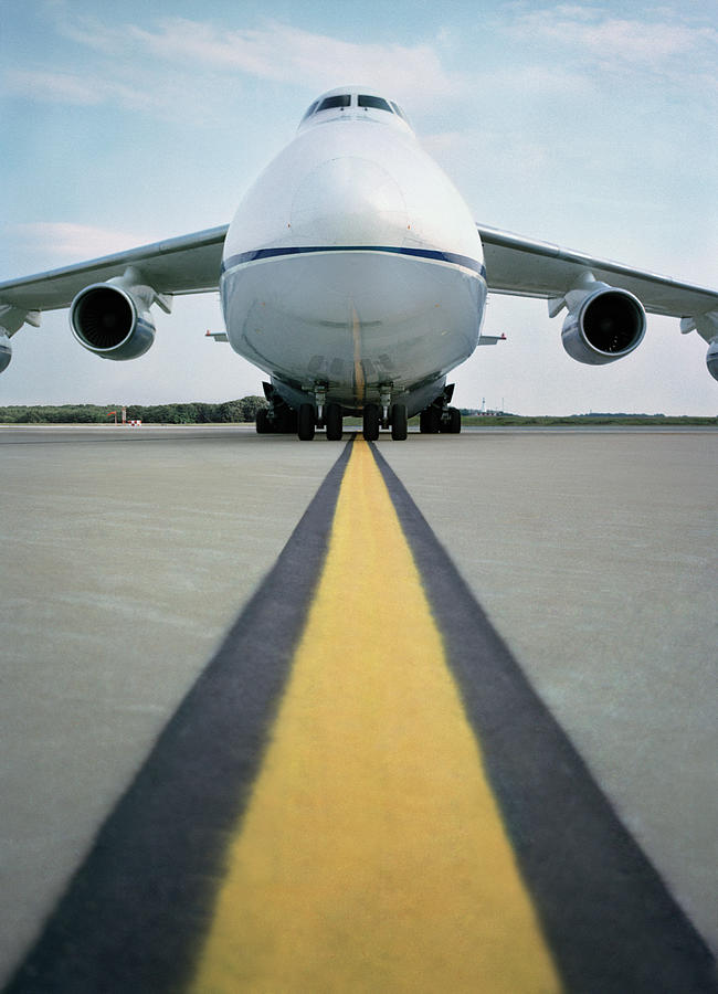 Cargo Plane On Tarmac, Ground View by Greg Pease
