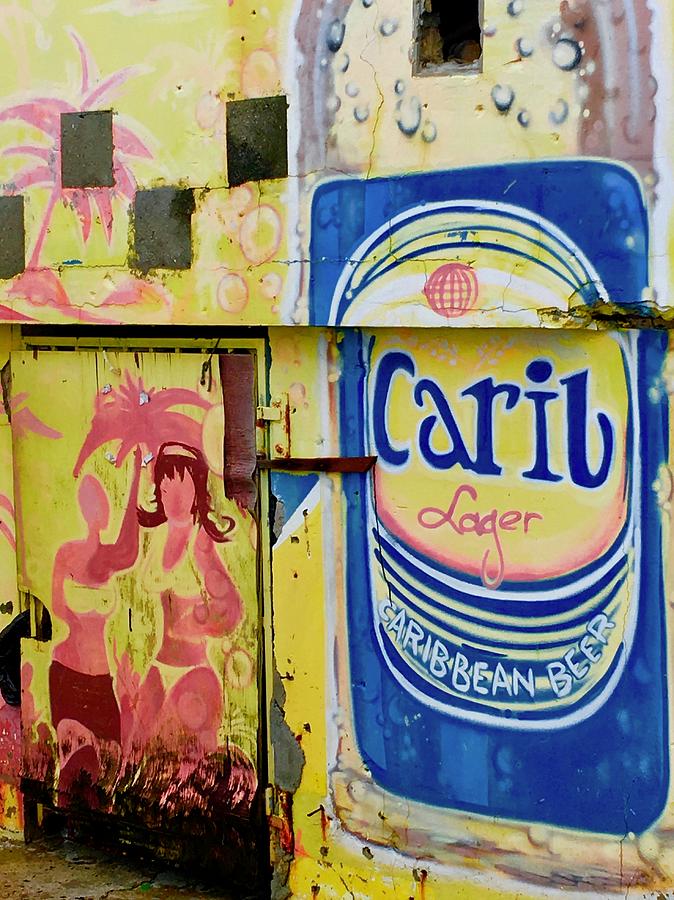 Caribbean Beer Here Photograph by Debra Grace Addison