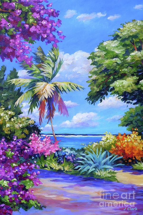 Paradise Painting - Caribbean Colours by John Clark