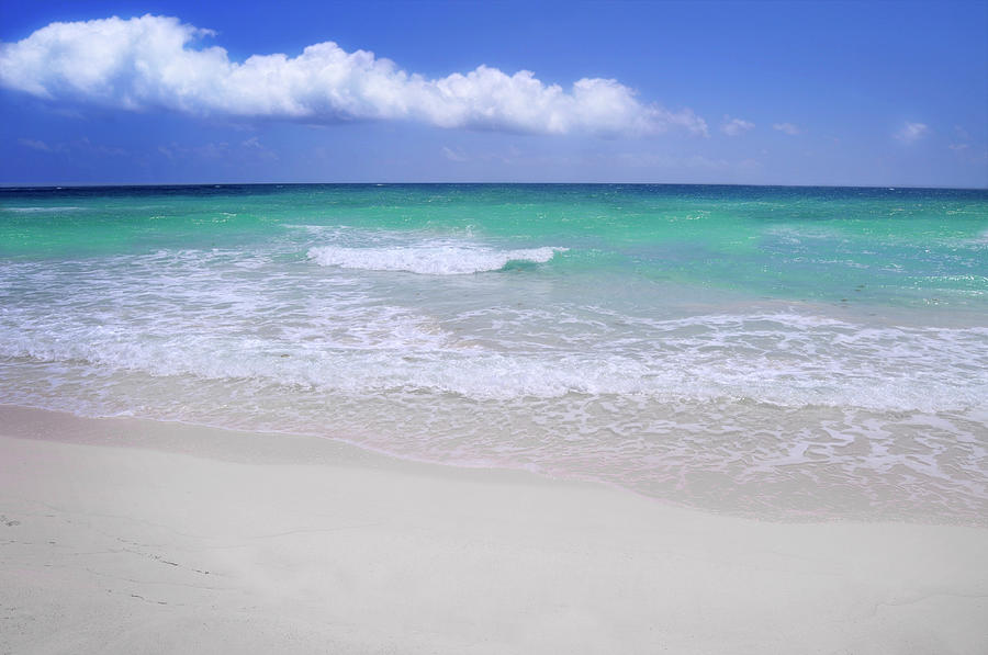 Caribbean Sea Shore Photograph by Mableen Caribbean Sea Shore Photograph by Mableen