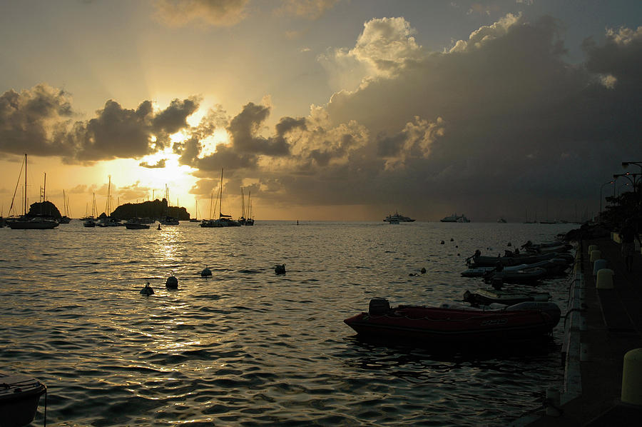 Caribbean Sunset Photograph by Mark Duehmig