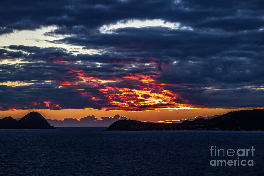 Caribbean Sunrise I Photograph by Thomas Marchessault