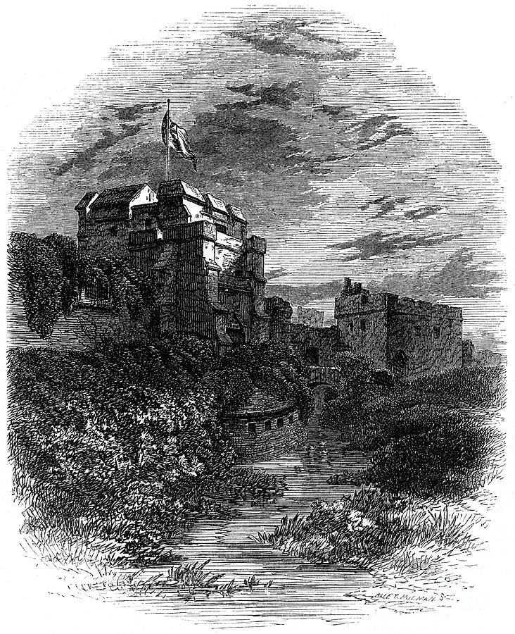 Carlisle Castle, Carlisle, Cumbria Drawing by Print Collector