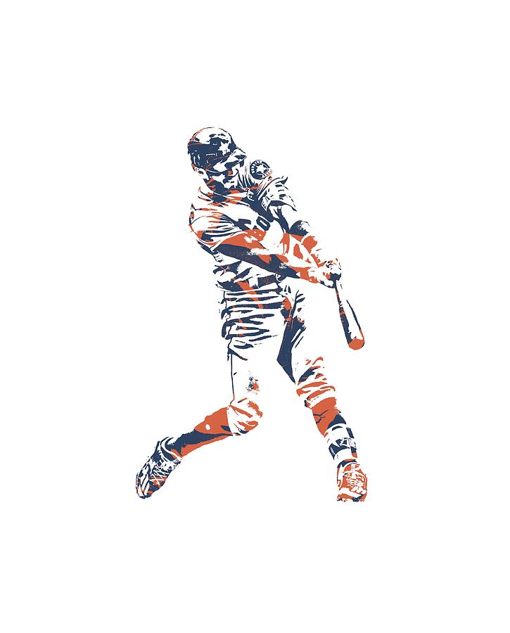 Carlos Correa Mixed Media - Carlos Correa Houston Astros Pixel Art Tshirt 3 by Joe Hamilton Carlos Correa Mixed Media - Carlos Correa Houston Astros Pixel Art Tshirt 3 by Joe Hamilton