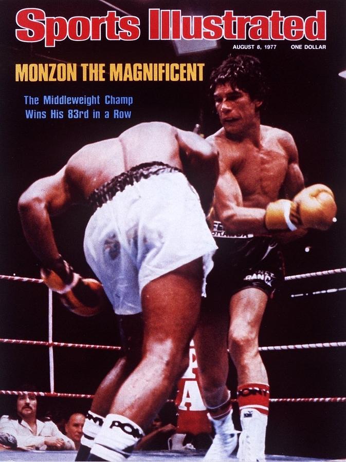 Carlos Monzon, 1977 Wbcwba Middleweight Title Sports Illustrated Cover Photograph by Sports Illustrated