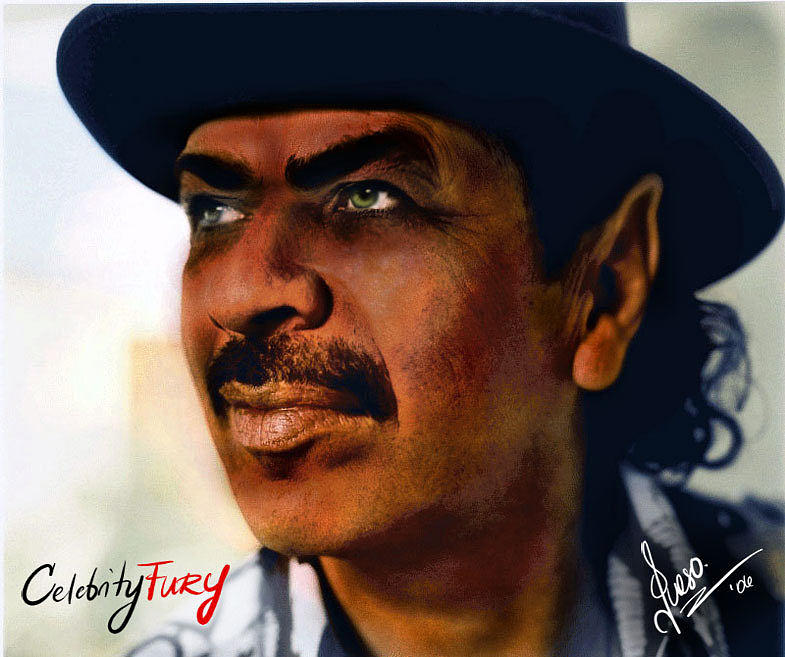 Carlos Santana Digital Art - Carlos Santana by Queso Espinosa Carlos Santana Digital Art - Carlos Santana by Queso Espinosa