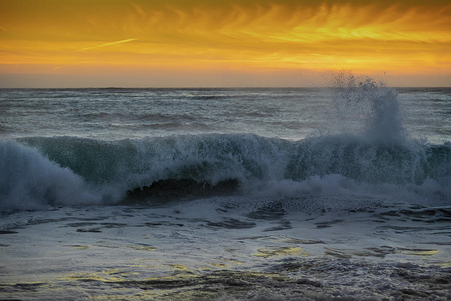 Carmel Beach Sunset California Photograph