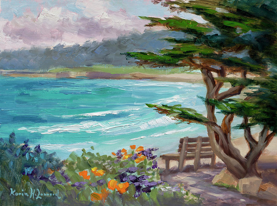 Carmel Beach View Painting