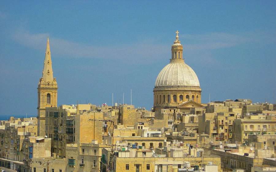 Carmelite Church, Valletta, Malta Photograph by Stuart C Clarke - Fine ...