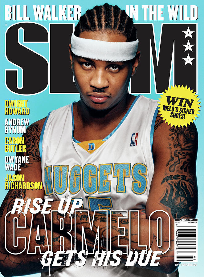 Carmelo Gets His Due SLAM Cover Photograph by Clay Patrick McBride