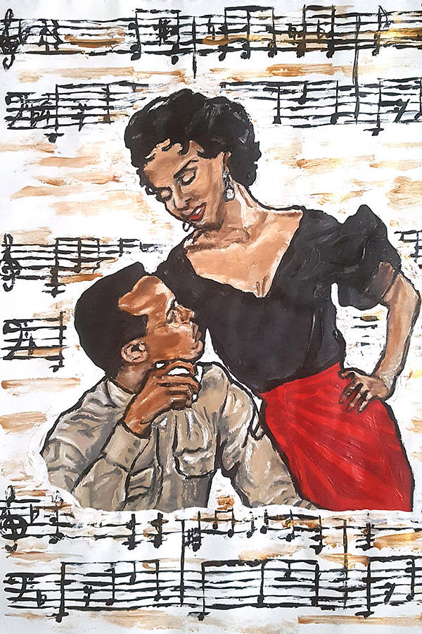 Hollywood Painting - Carmen Jones - Thats Love by Rachel Natalie Rawlins Hollywood Painting - Carmen Jones - Thats Love by Rachel Natalie Rawlins