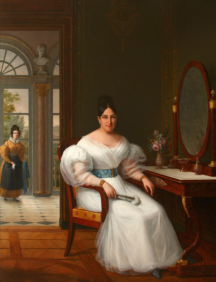 Carmen Moreno, Marchioness of the Guadalquivir Marshes Painting by Francisco Lacoma y Fontanet